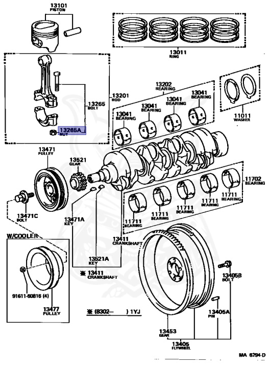 Toyota - LiteAce - YM21G - 1983 - MONTANA PACKAGE TYPE - WAGON - Automatic - 2YU