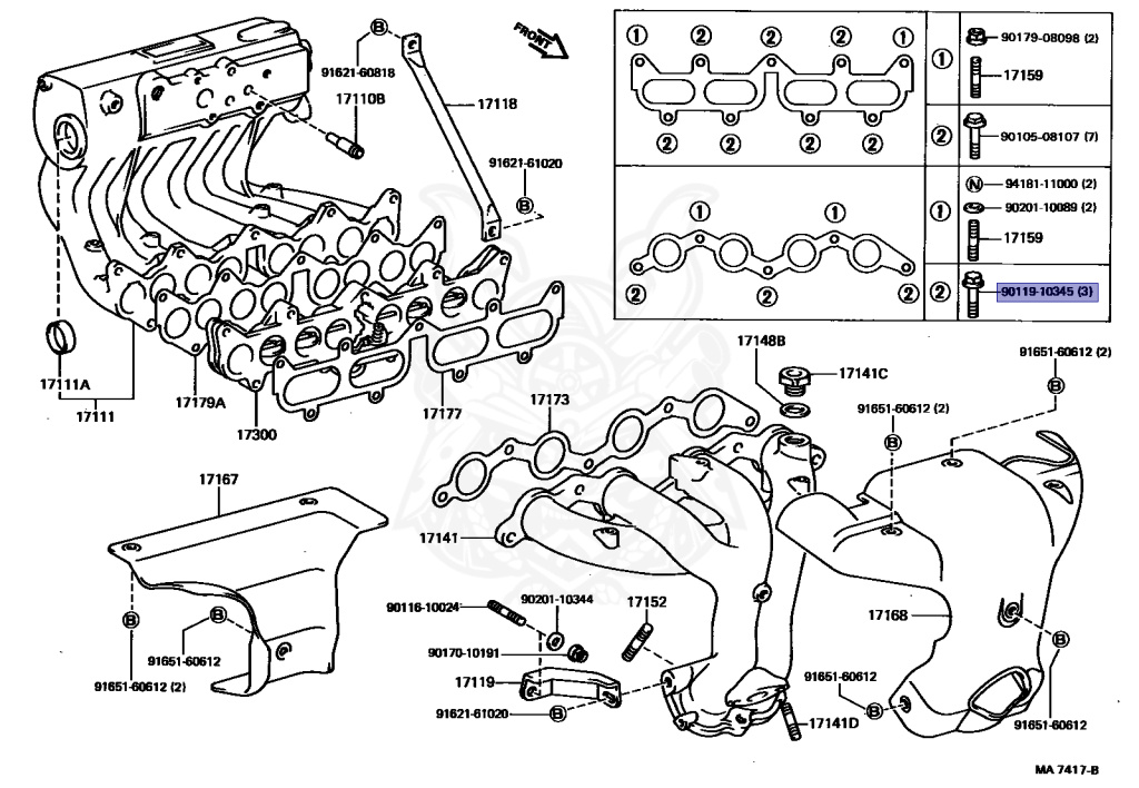 Toyota - Celica - AT160 - 1987 - GT TYPE - LIFTBACK - Manual - 4AGELU
