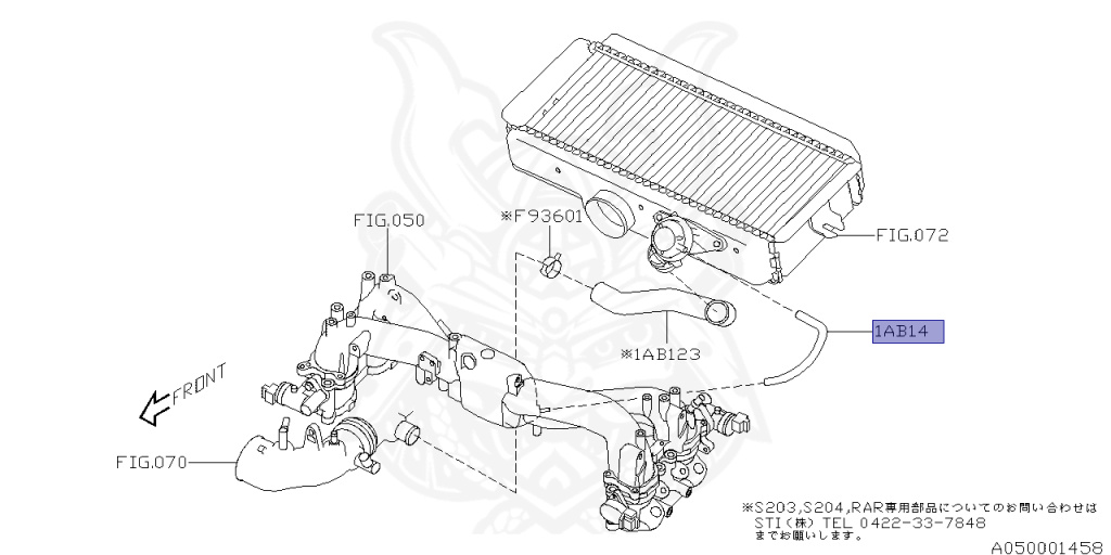 Subaru - Impreza WRX - GDA - Jan-2004 - Dec-2005 - WRXWRL - Sedan - 4W - 5-speed manual transmission - Right hand - EJ205