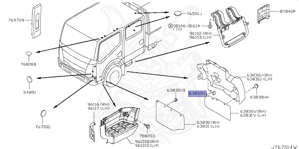 Nissan - Atlas - F24 - 2013 - BASE GRADE - Truck (C/O/STD) - 2-link standard (2WD/STD) - 5 SPEED MANUAL TRANS(5MT) - ZD30DDTI