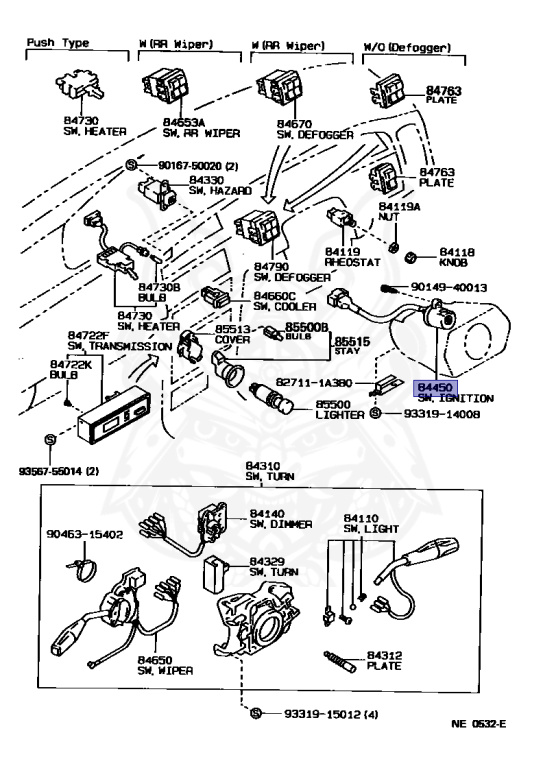 Toyota - Sprinter - EE90 - 1987 - LX TYPE - 4-DOOR - Manual - 2E