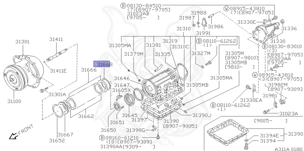 Nissan - Fairlady Z - Z32 - 1992 - NASHI - AUTOMATIC TRANSMISSION(AT) - T-bar roof (KZ) - VG30D