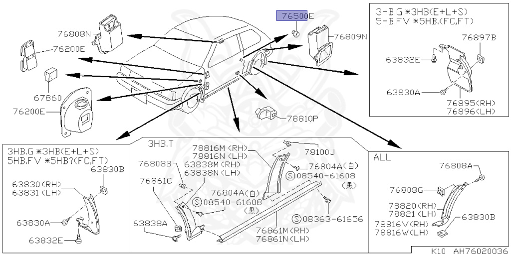 06212-1200P - Nissan - Front Floor Plug - Nengun Performance