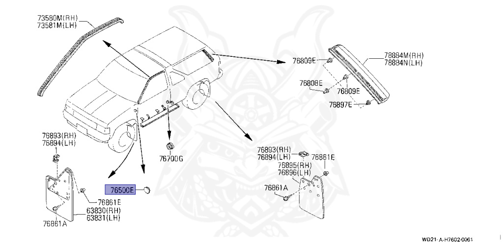 06212-1200P - Nissan - Front Floor Plug - Nengun Performance