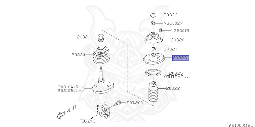 Subaru - Legacy Outback - BS9 - Jan-2014 - OBKL - Wagon (outback) - 4W - Torque converter type double-header transmission - Right hand - FB25