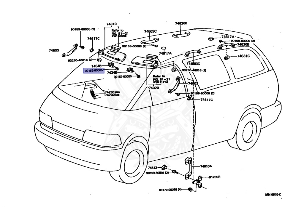 Toyota - Estima - TCR20W - 1994 - X TYPE - WAGON - Automatic - 2TZFE