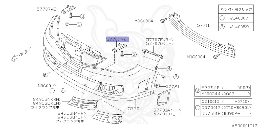 Subaru - Impreza - GH3 - Jan-2007 - Dec-2008 - 15S - Wagon - 4W - Automatic transmission - Right hand - EL15