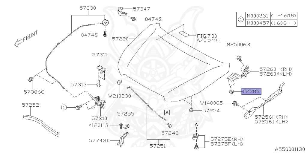 Subaru - Impreza G4 - GJ7 - Jan-2011 - 20I - Sedan - 4W - Torque converter type double-header transmission - Right hand - 20A