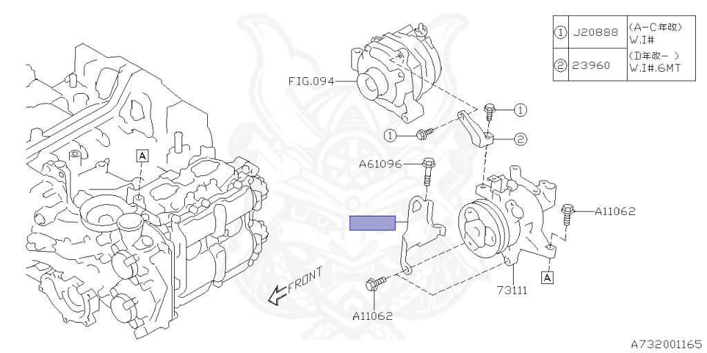 Subaru - Forester - SJG - Jan-2012 - XTEYE - Wagon - 4W - Torque converter - Right hand - FA20