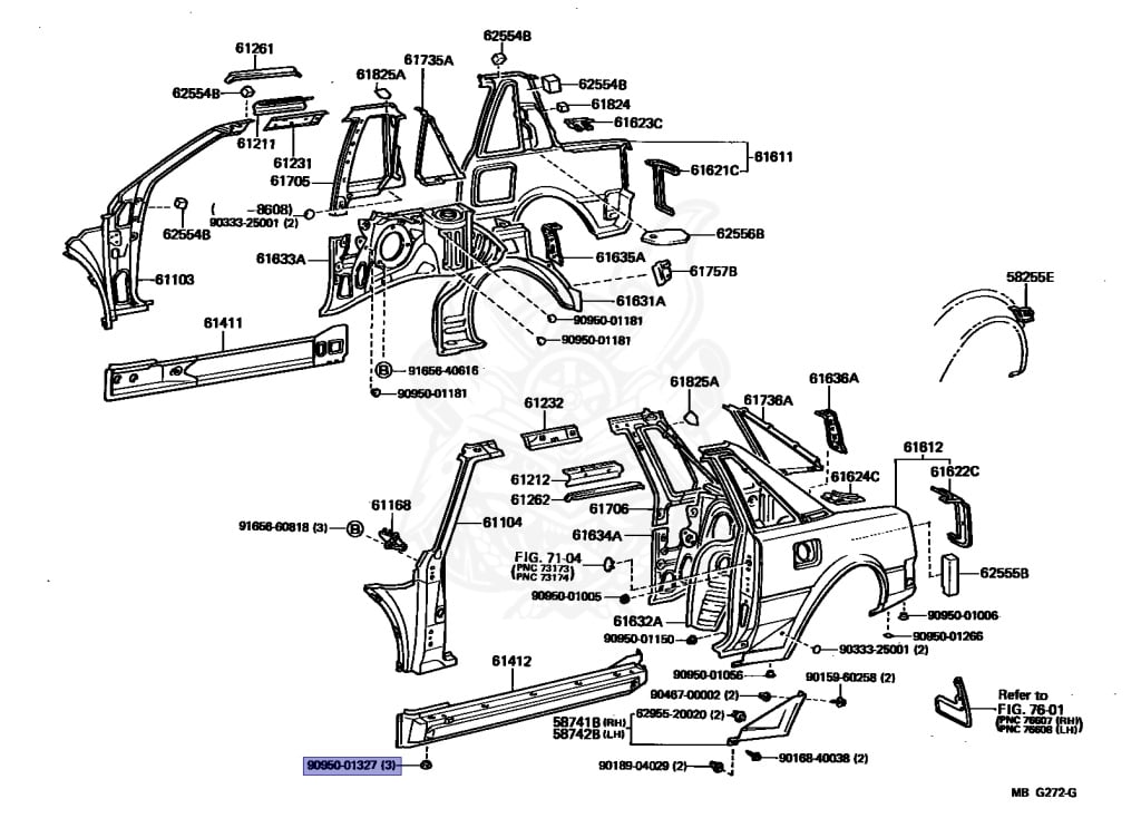 90950-01327 - Toyota - Hole Plug - Nengun Performance
