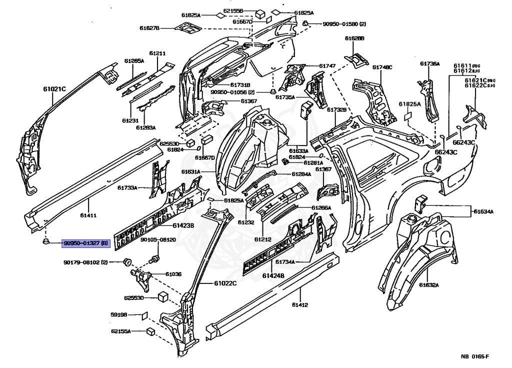 90950-01327 - Toyota - Hole Plug - Nengun Performance