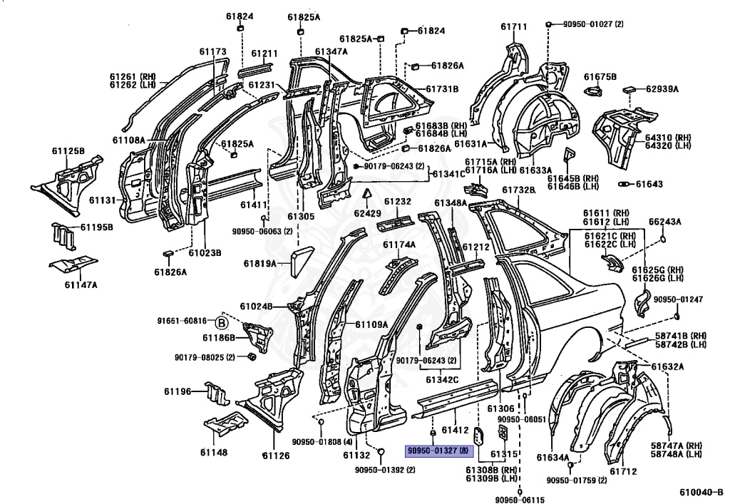 90950-01327 - Toyota - Hole Plug - Nengun Performance