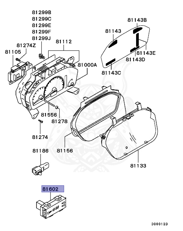 Mitsubishi - Mirage Dingo - CQ2A - 1998 - LEHCZ - 4G15