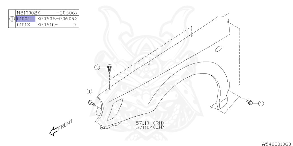 Subaru - Impreza WRX STI - GDB - Jan-2001 - RASC - Sedan - 4W - 6-speed manual transmission - Right hand - EJ207