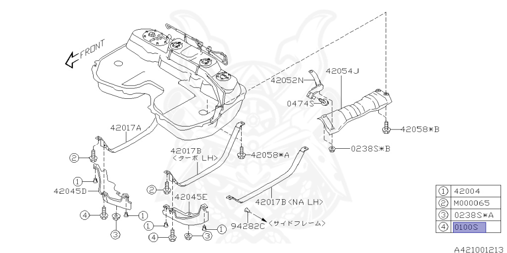Subaru - Forester - SG5 - Jan-2001 - Dec-2005 - X20 - Wagon - F4WD - Automatic transmission - Right hand - EJ20T