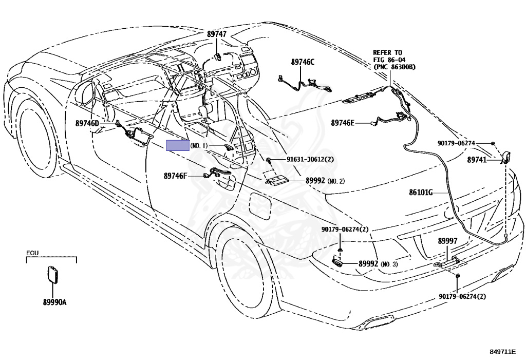 Toyota - Crown - GWS204 - 2009 - HYBRID - 2GRFSE
