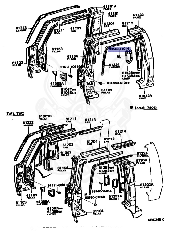 Toyota - Dyna - BU30 - 1979 - TRUCK(PICKUP):TR TYPE - Manual - B