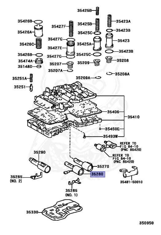 35280-30020 - Toyota - Lock Up Control Solenoid Assy - Nengun