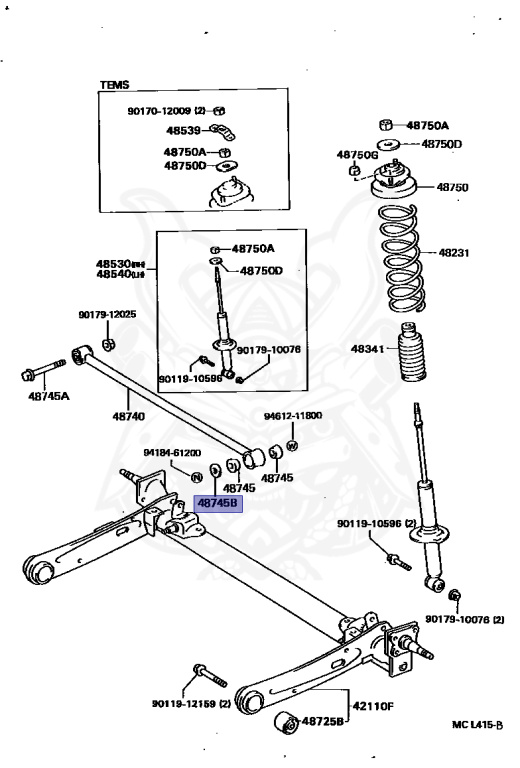 Toyota - Cynos - EL44 - 1994 - ALPHA - Automatic - 5EFE