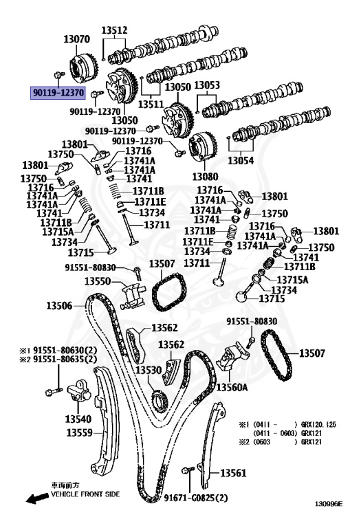 Toyota - Mark X - GRX120 - 2008 - 250G TYPE - SEDAN - Automatic - 4GRFSE