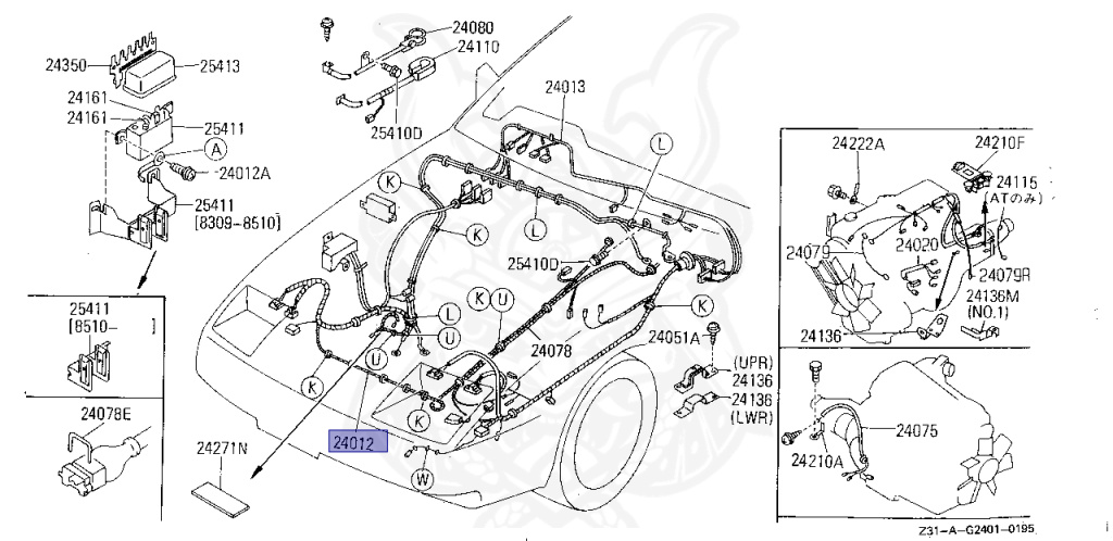 Nissan - Fairlady Z - Z31 - 1984 - ZX - AUTOMATIC TRANSMISSION(AT) - T-bar roof (KZ#) - VG30T