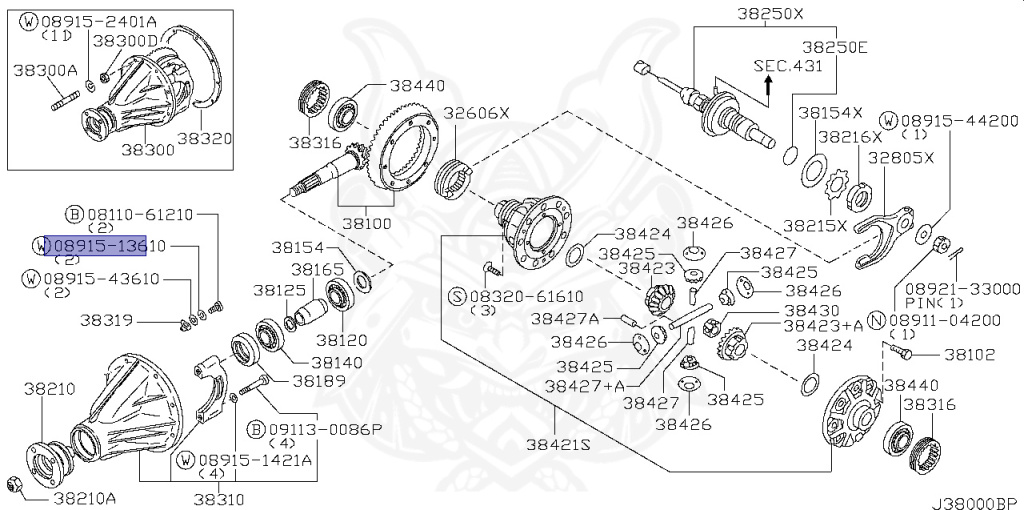 Nissan - Safari - Y61 - 2004 - Grand Road Limited - WAGON(W) - AUTOMATIC TRANSMISSION(AT) - TB48DE