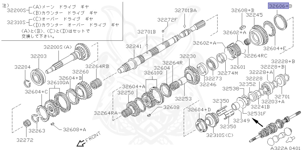Nissan - Skyline GT-R - BNR34 - 1999 - GT-R V-Spec - 2-door hardtop (2K) - MANUAL MISSION 6-SPEED(MT.F6) - HI-4WD (High-Casting System) - RB26DETT