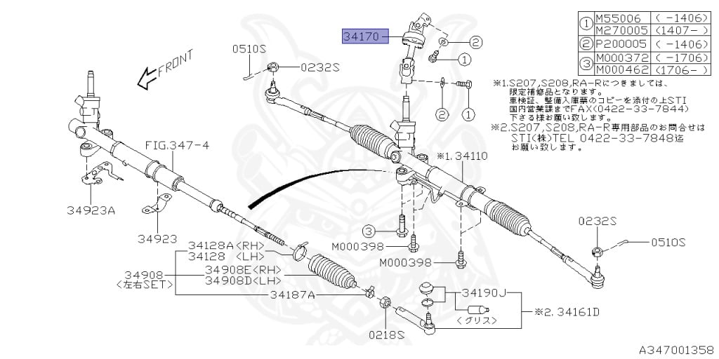 Subaru - Levorg - VMG - Jan-2018 - STISP - Wagon - 4W - Torque converter type double-header transmission - Right hand - FA20