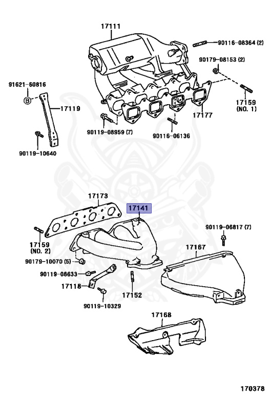 Toyota - Corolla - AE111N - 1997 - STANDARD TYPE - 4AFE