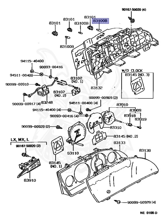 Toyota - Sprinter - EE90 - 1989 - DX TYPE - 4-DOOR - Manual - 2E