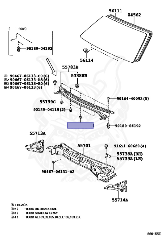 Toyota - Corolla - EE101 - 1992 - DX TYPE - 4-DOOR(SEDAN) - Manual - 4EFE