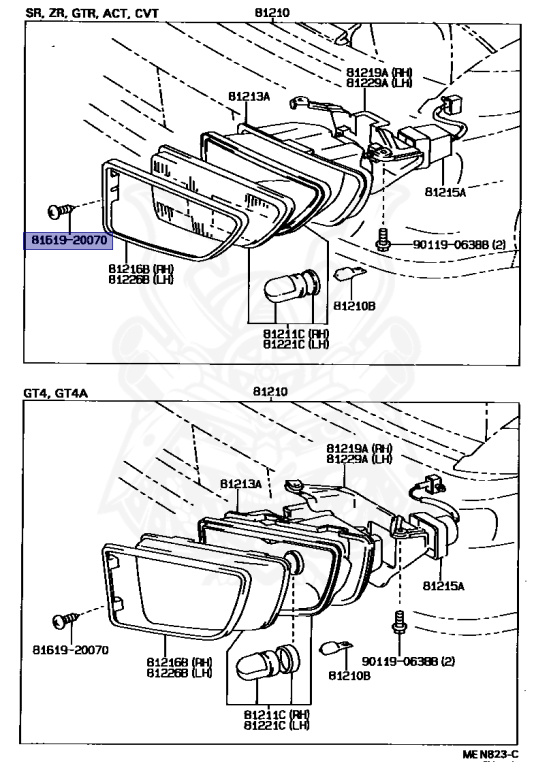 81619-20070 - Toyota - Screw - Nengun Performance