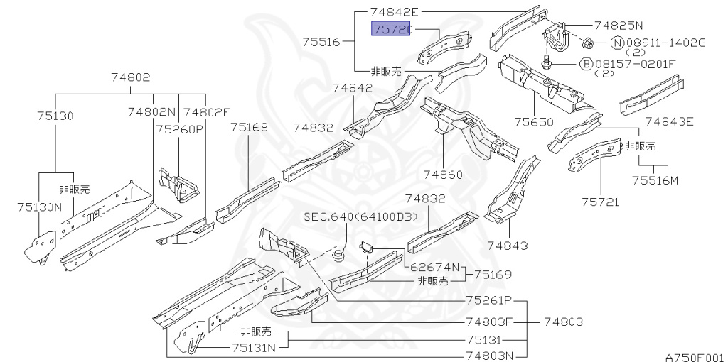 Nissan - Skyline - R34 25GTT - ER34 - 1998 - 25GT TURBO - 4 DOOR SEDAN(4S) - AUTOMATIC-FLOOR SHIFT(AT.F4) - Hi-Cas 2-Link (HI.2WD) - RB25DET