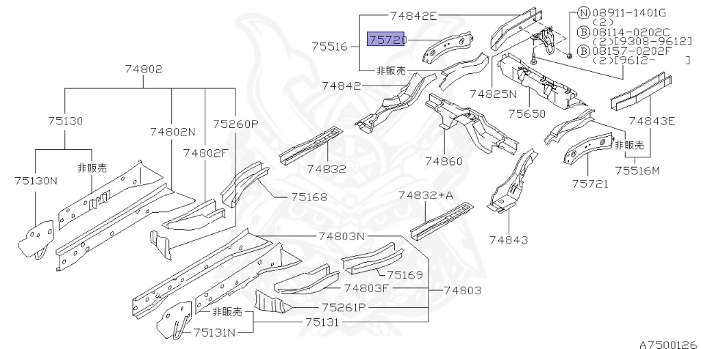 Nissan - Skyline - R33 GTS-t - ECR33 - 1996 - GTS25T/M - 2 door hard top (2K) - 2 WHEEL DRIVE(2WD) - MANUAL TRANS 5-SPEED(MT.F5) - HICAS - RB25DET