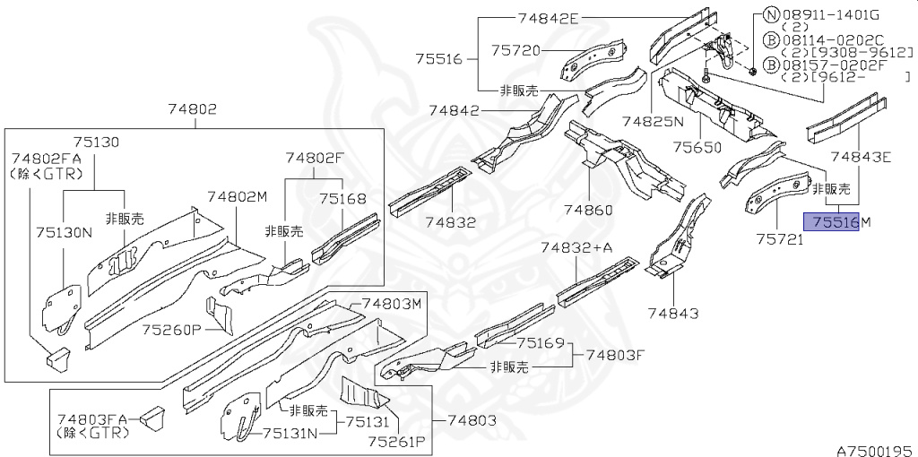 Nissan - Skyline GT-R - BCNR33 - 1995 - GTR/N1 - 2 door hard top (2K) - 4 WHEEL DRIVE(4WD) - MANUAL TRANS 5-SPEED(MT.F5) - HICAS - RB26DETT