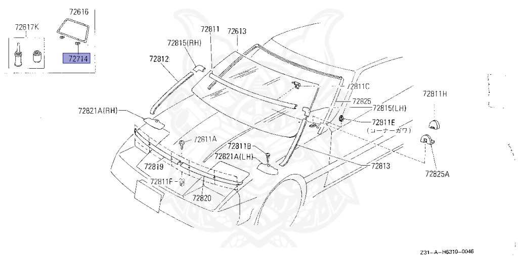 Nissan - Fairlady Z - Z31 - 1985 - ZX - MANUAL TRANSMISSION(MT) - Hyojiun Roof (Z#) - VG30T