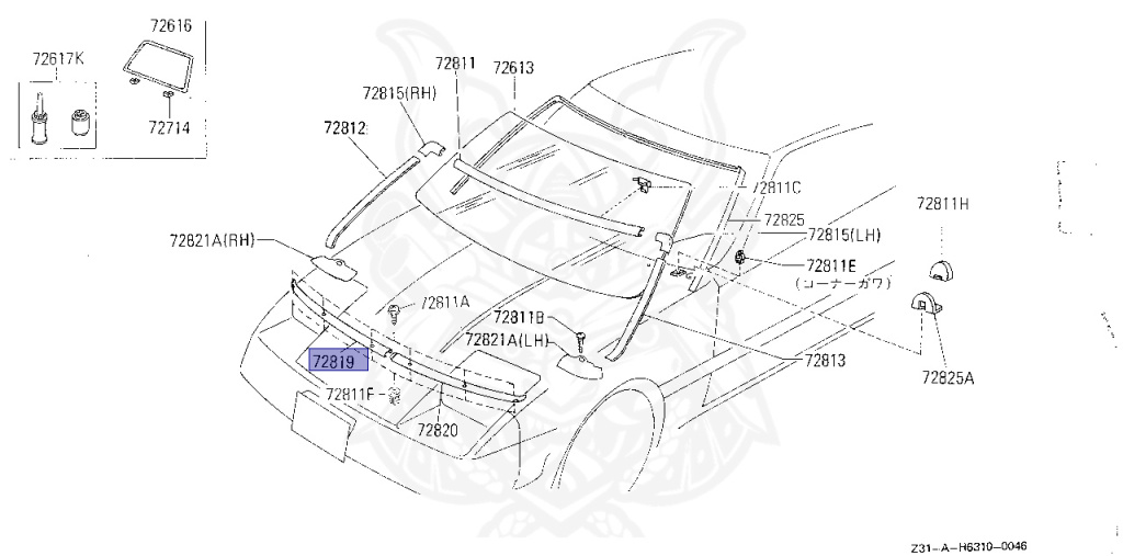 Nissan - Fairlady Z - Z31 - 1986 - ZR - MANUAL TRANSMISSION(MT) - T-bar roof (KZ#) - VG30D