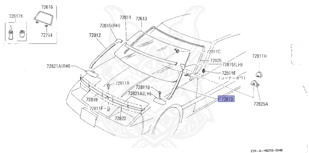 Nissan - Fairlady Z - Z31 - 1985 - ZX - MANUAL TRANSMISSION(MT) - Hyojiun Roof (Z#) - VG30T