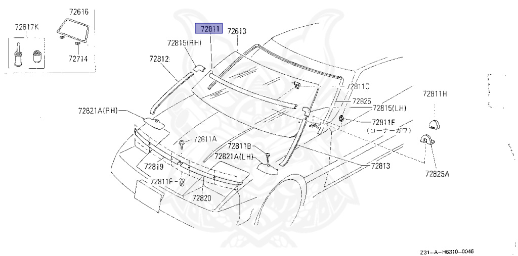 Nissan - Fairlady Z - Z31 - 1985 - ZX - MANUAL TRANSMISSION(MT) - Hyojiun Roof (Z#) - VG30T