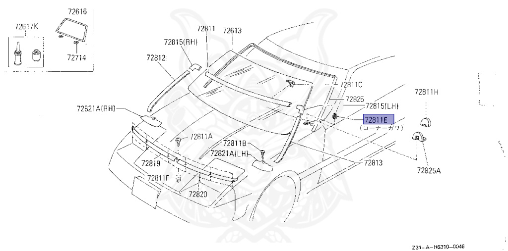 Nissan - Fairlady Z - Z31 - 1985 - ZX - MANUAL TRANSMISSION(MT) - T-bar roof (KZ#) - VG30T