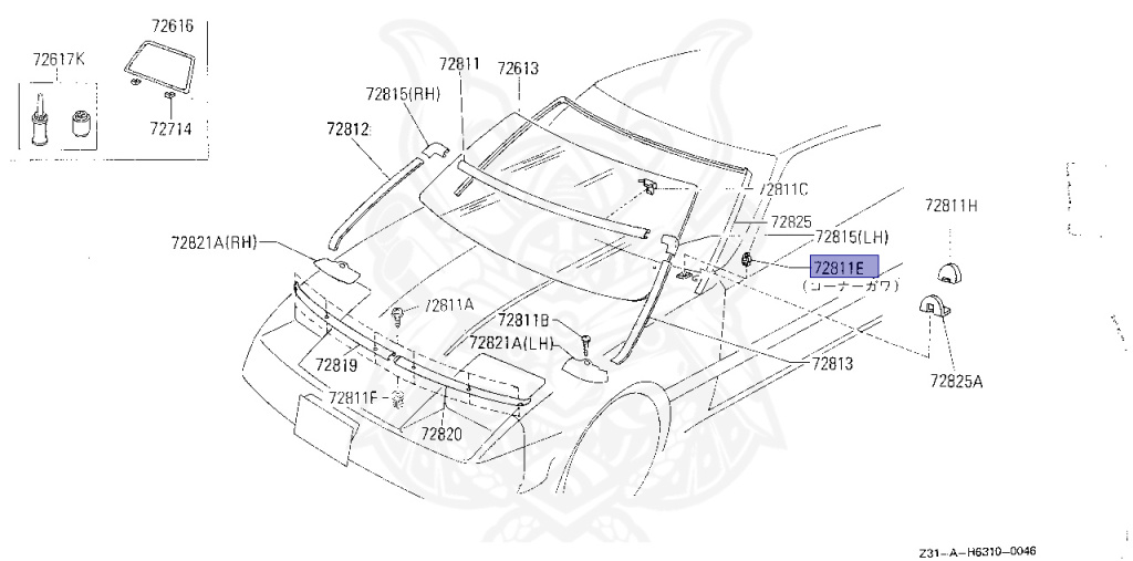 Nissan - Fairlady Z - Z31 - 1986 - ZX - MANUAL TRANSMISSION(MT) - T-bar roof (KZ#) - VG30T