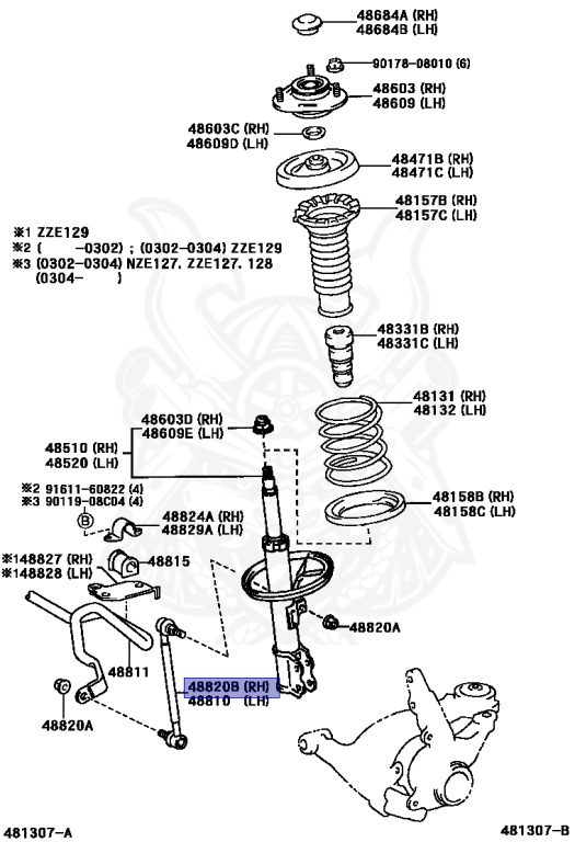Toyota - Will Vs - ZZE127 - 2003 - 5-DOOR - Automatic - 1ZZFE