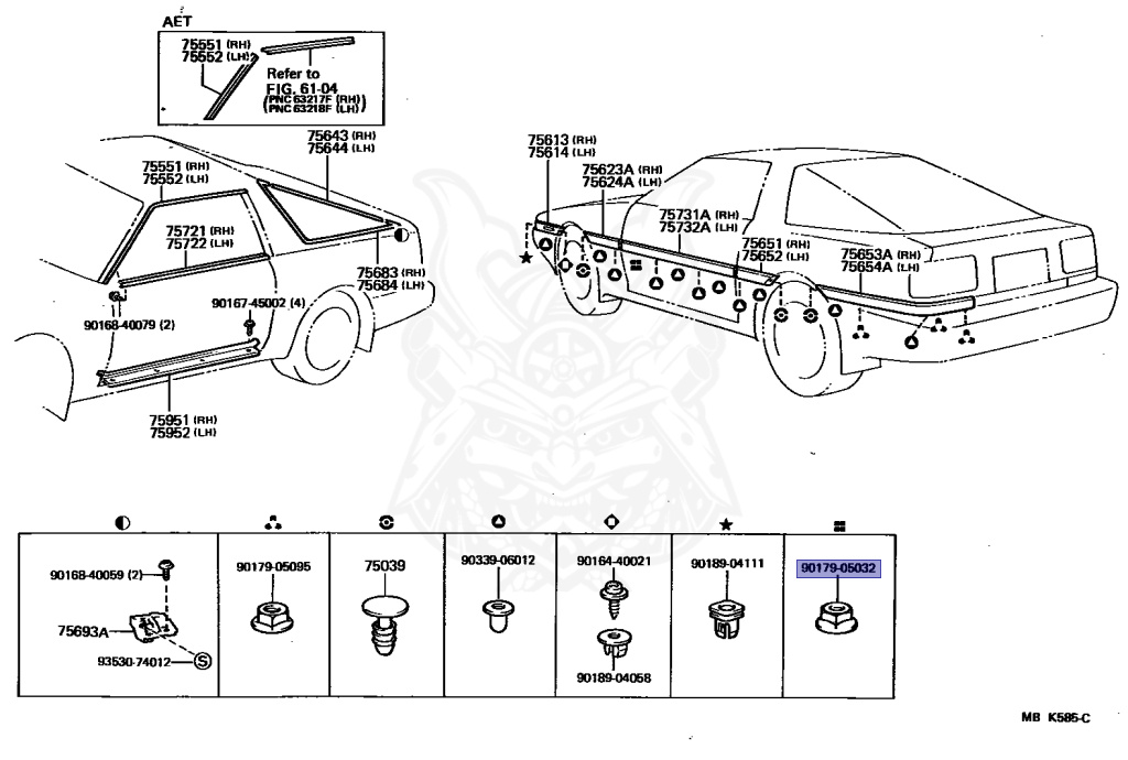 90179-05032 - Toyota - Nut - Nengun Performance
