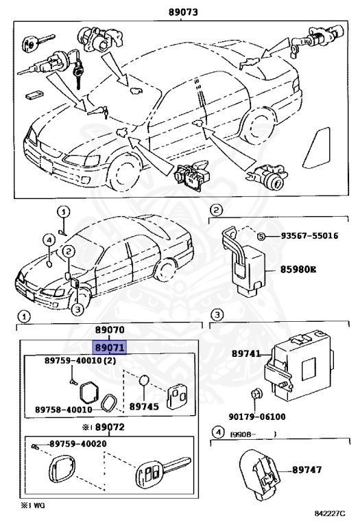 Toyota - Camry - SXV25 - 1998 - SEDAN - 5SFE