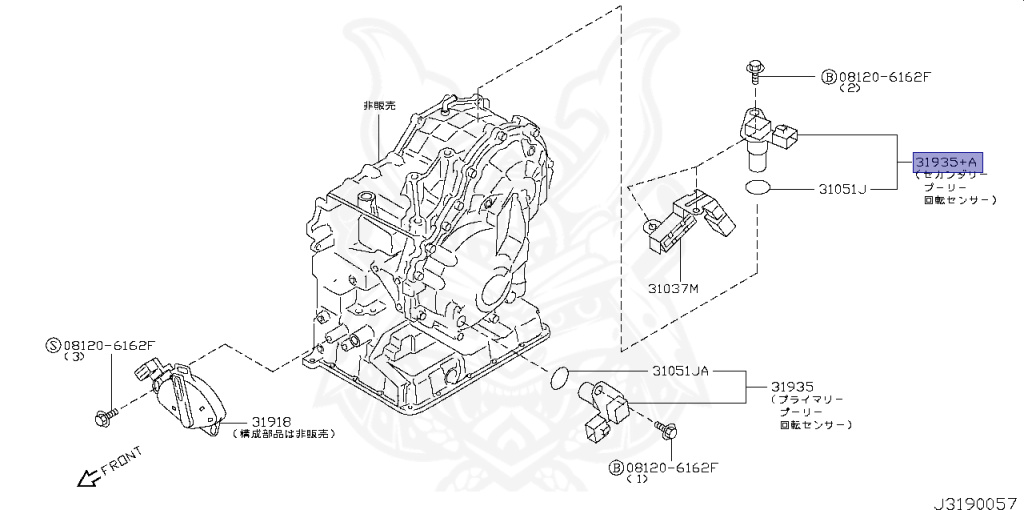 Nissan - Primera - P12 - 2003 - W20G - WAGON(W) - 2 WHEEL DRIVE(2WD) - CVT(CVT) - QR20DE