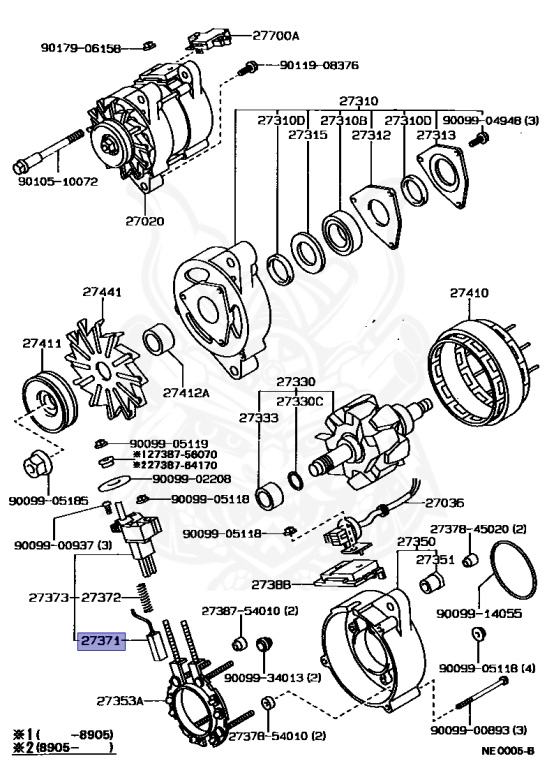 Toyota - Corolla - CE95 - 1991 - TX TYPE - 4-DOOR - Manual - 2C