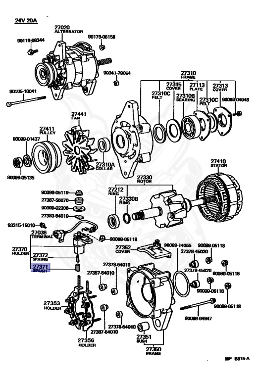 Toyota - Land Cruiser - BJ42 - 1984 - SOFTTOP (TARPAULIN CANVASTOP OR VINYLTOP) - Manual - 3B