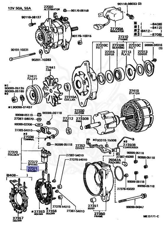 Toyota - Hilux - LN65 - 1984 - DLX TYPE - LOW DECK,PICKUP(STANDARD DECK 1-SIDE OPEN) - Manual - 2L