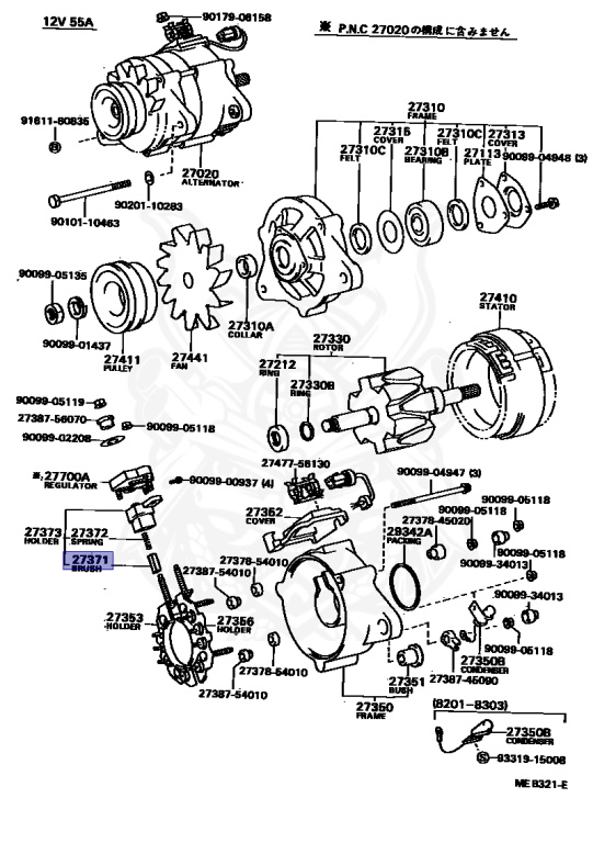Toyota - Corona - CT141 - 1990 - STANDARD TYPE - SEDAN(4DOOR SEDAN) - Manual - 2C