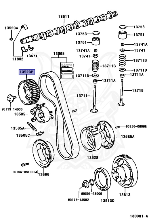 13523-17010 - Toyota - Camshaft Timing Pulley - Nengun Performance